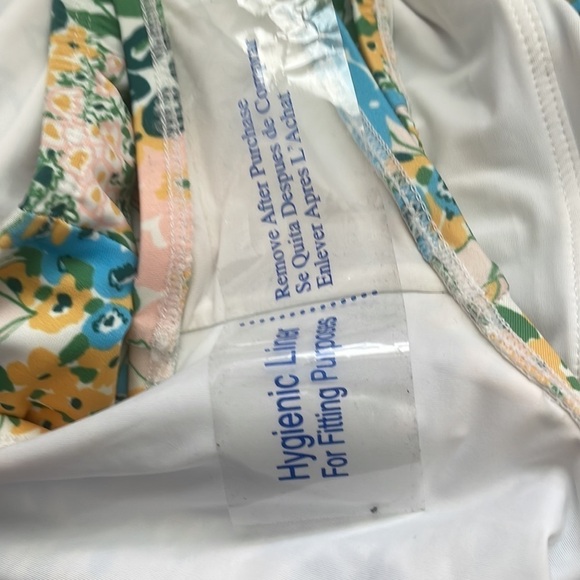 ModCloth The Ava One-Piece Swimsuit New Plus floral halter swimsuit Sz 1X - Picture 5 of 11